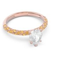 Pave Pear Maggalya Ring
