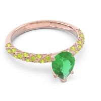 Pave Pear Maggalya Ring