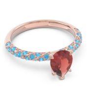 Pave Pear Maggalya Ring