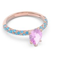 Pave Pear Maggalya Ring