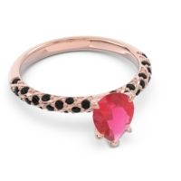Pave Pear Maggalya Ring