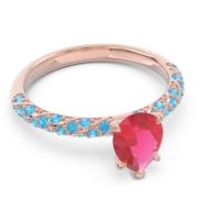 Pave Pear Maggalya Ring