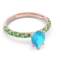 Pave Pear Maggalya Ring