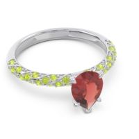 Pave Pear Maggalya Ring
