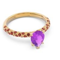 Pave Pear Maggalya Ring