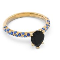 Pave Pear Maggalya Ring