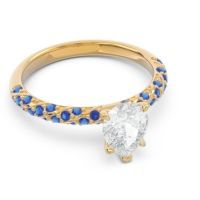 Pave Pear Maggalya Ring