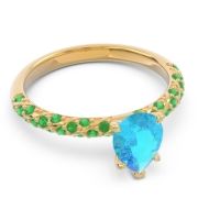 Pave Pear Maggalya Ring