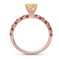 Pave Pear Maggalya Ring
