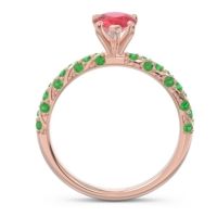 Pave Pear Maggalya Ring