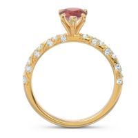 Pave Pear Maggalya Ring