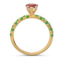 Pave Pear Maggalya Ring
