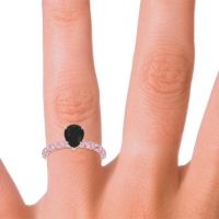Pave Pear Maggalya Ring