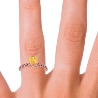 Pave Pear Maggalya Ring