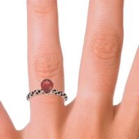 Pave Pear Maggalya Ring