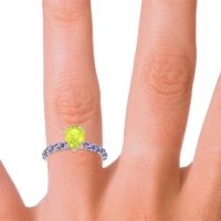 Pave Pear Maggalya Ring