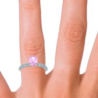 Pave Pear Maggalya Ring