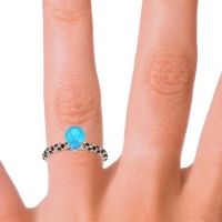 Pave Pear Maggalya Ring