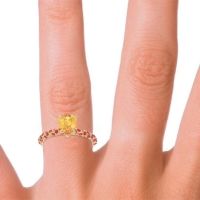 Pave Pear Maggalya Ring