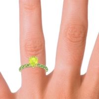 Pave Pear Maggalya Ring