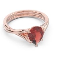 Solitaire Pear Tarukhanda Ring