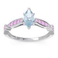 Art Deco Pave Marquise Citrostra Ring