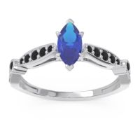 Art Deco Pave Marquise Citrostra Ring