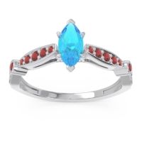 Art Deco Pave Marquise Citrostra Ring