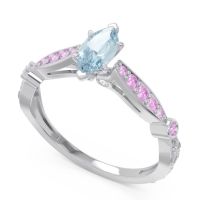 Art Deco Pave Marquise Citrostra Ring