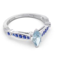 Art Deco Pave Marquise Citrostra Ring