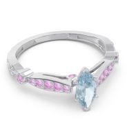 Art Deco Pave Marquise Citrostra Ring