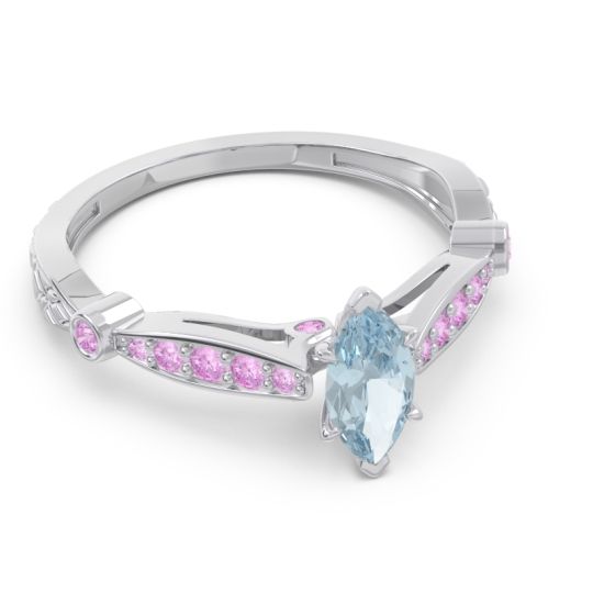 Art Deco Pave Marquise Citrostra Ring