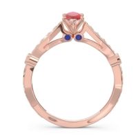 Art Deco Pave Marquise Citrostra Ring