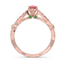 Art Deco Pave Marquise Citrostra Ring