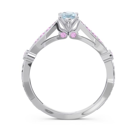 Art Deco Pave Marquise Citrostra Ring