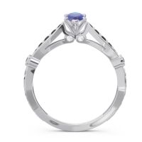 Art Deco Pave Marquise Citrostra Ring