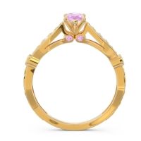 Art Deco Pave Marquise Citrostra Ring