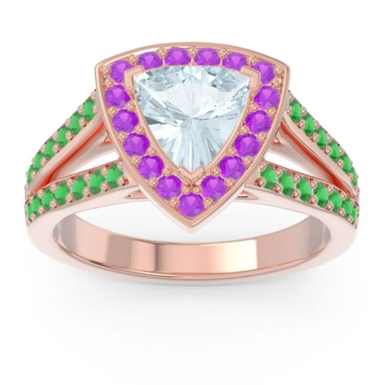 Halo Pave Trillion Tala Ring