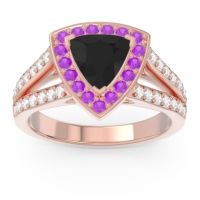 Halo Pave Trillion Tala Ring