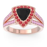 Halo Pave Trillion Tala Ring