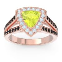 Halo Pave Trillion Tala Ring