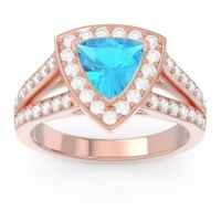Halo Pave Trillion Tala Ring