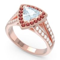 Halo Pave Trillion Tala Ring