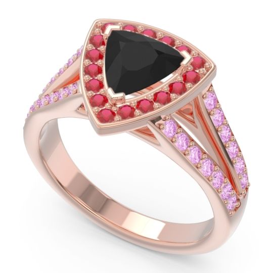 Halo Pave Trillion Tala Ring