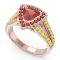 Halo Pave Trillion Tala Ring
