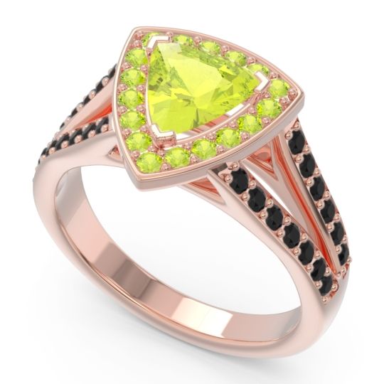Halo Pave Trillion Tala Ring