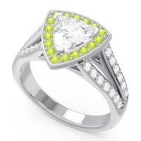 Halo Pave Trillion Tala Ring
