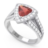 Halo Pave Trillion Tala Ring