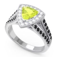 Halo Pave Trillion Tala Ring