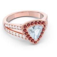 Halo Pave Trillion Tala Ring